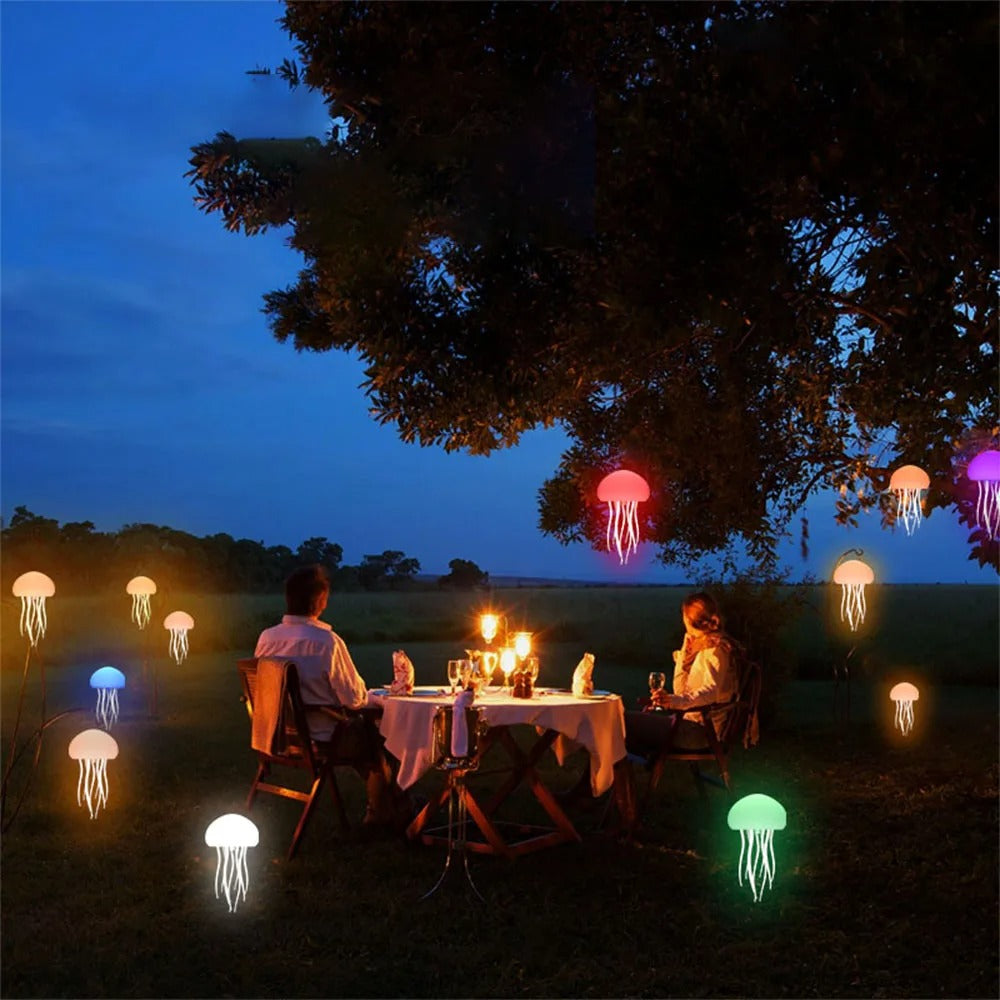 Jellyfish Table Lamp Color Changing LED Night Light